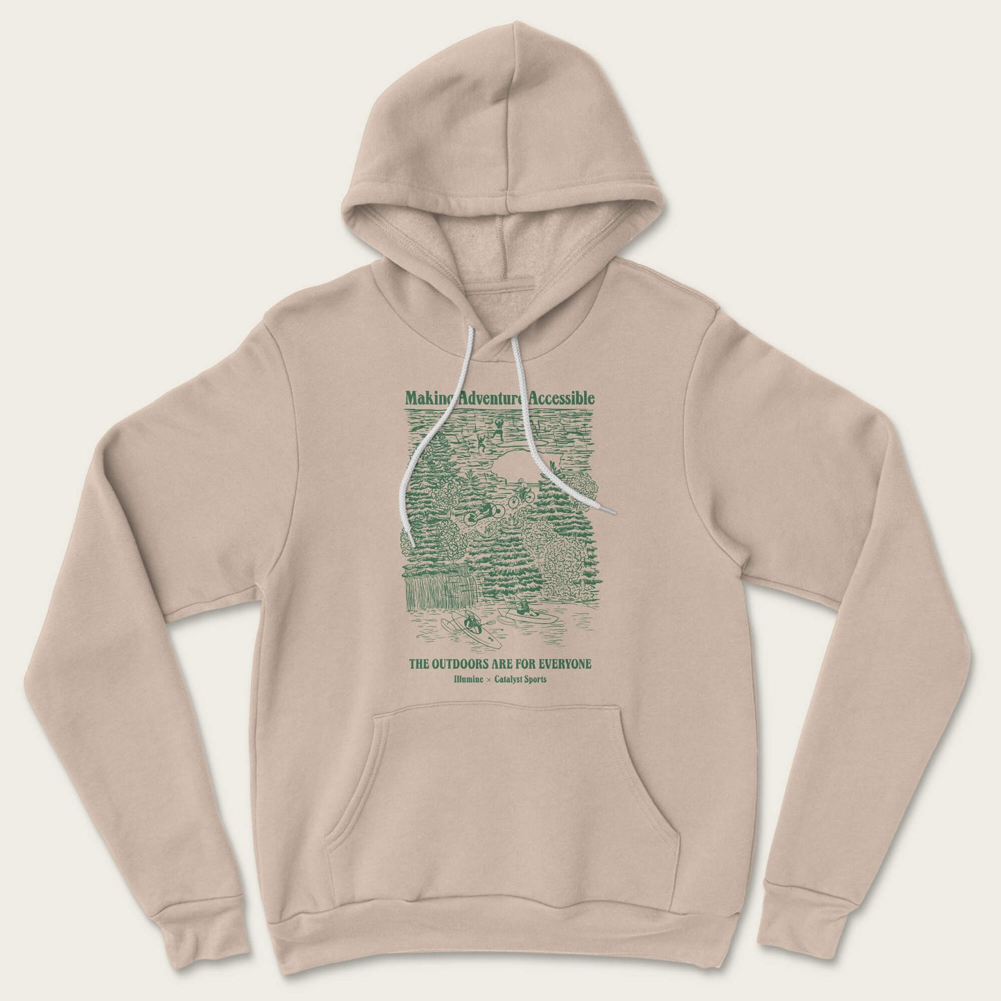 Making Adventure Accessible Hoodie - Tan
