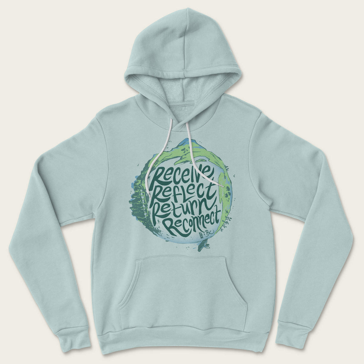 Reciprocity Hoodie - Dusty Blue