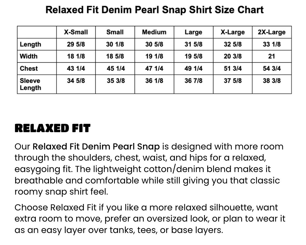 Homeward Bound Wave Train Denim Pearl Snap - Relaxed Fit