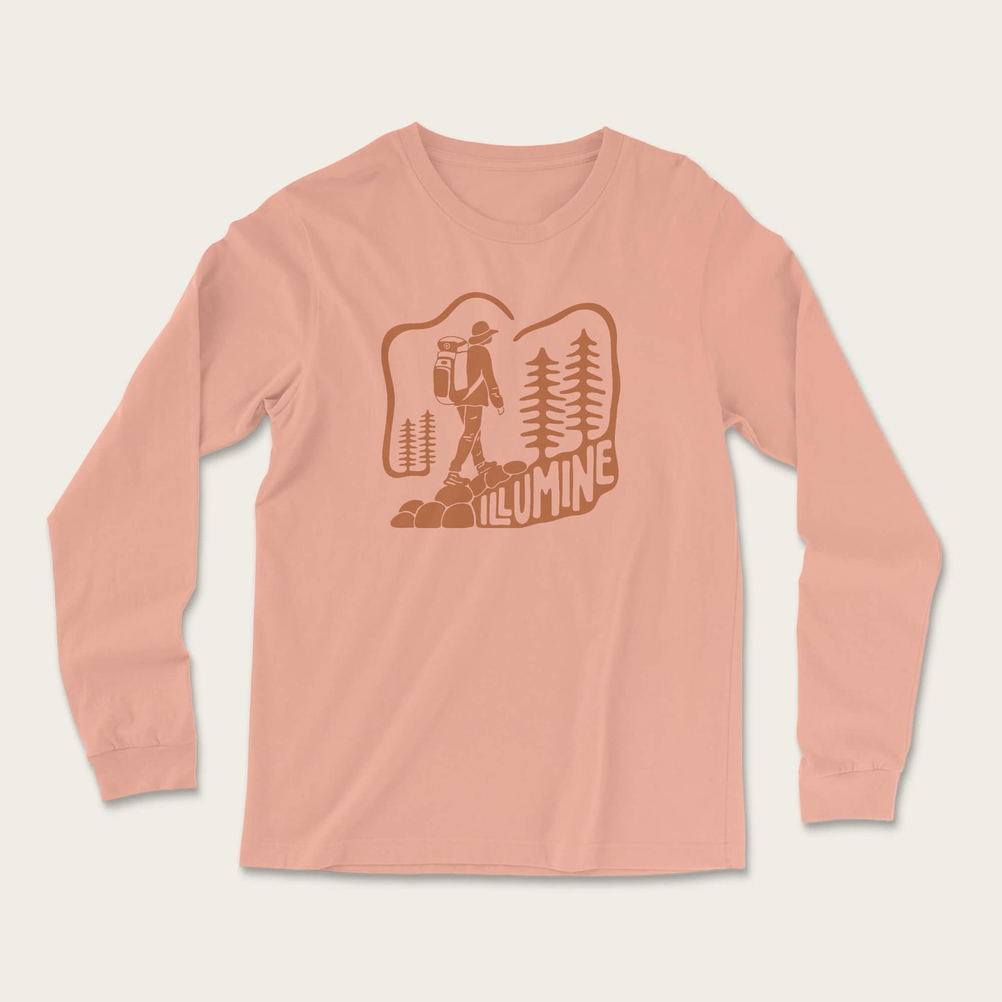 Backpacking Days Long Sleeve - Heather Peach
