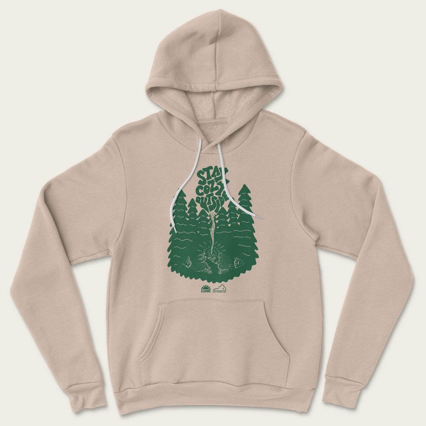 Stay Cozy Outside Hoodie - Tan