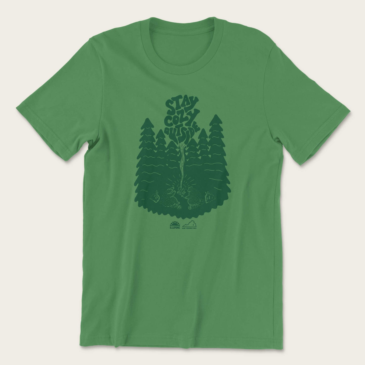 Stay Cozy Outside Tee - Leaf