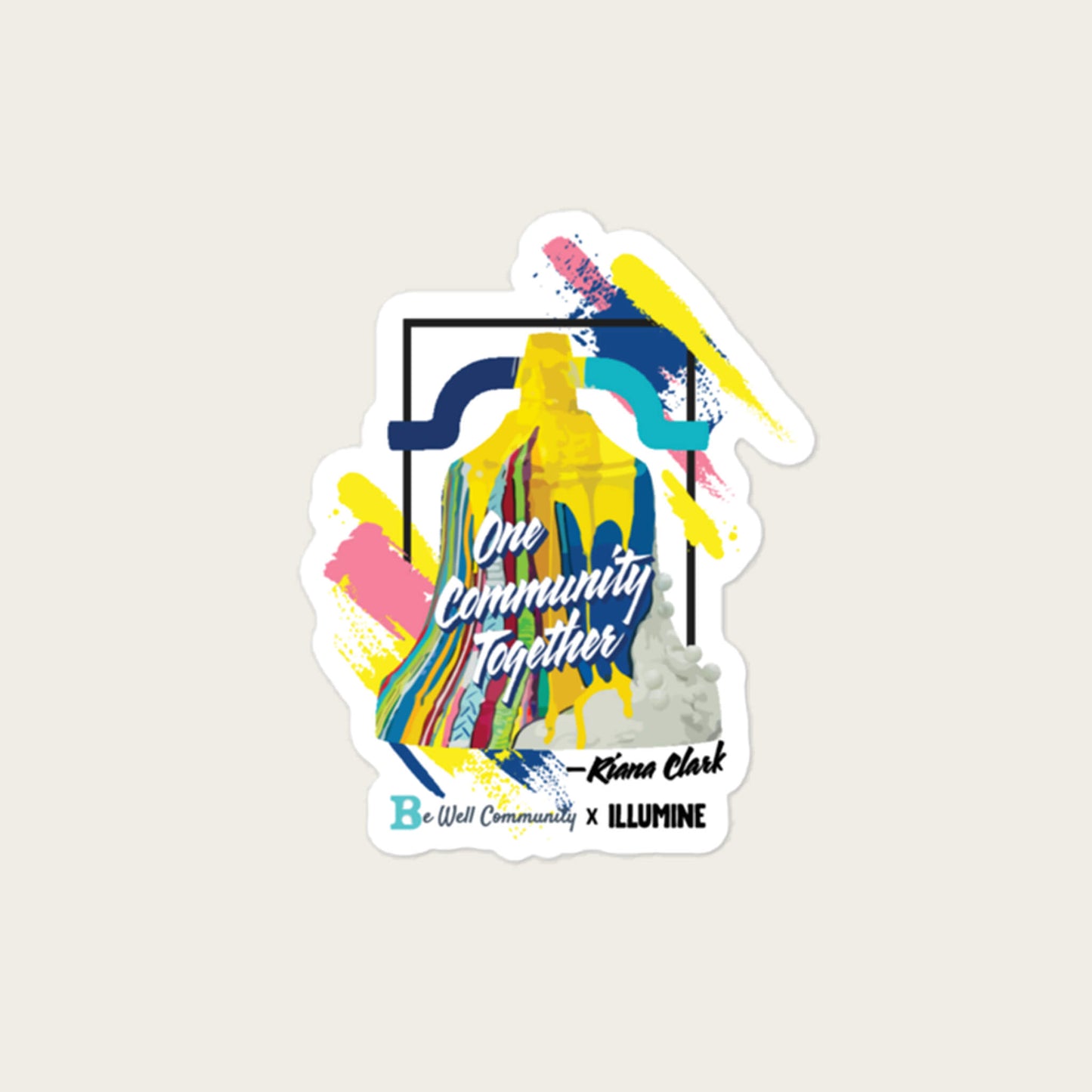 Be Well Bell Sticker Riana Clark