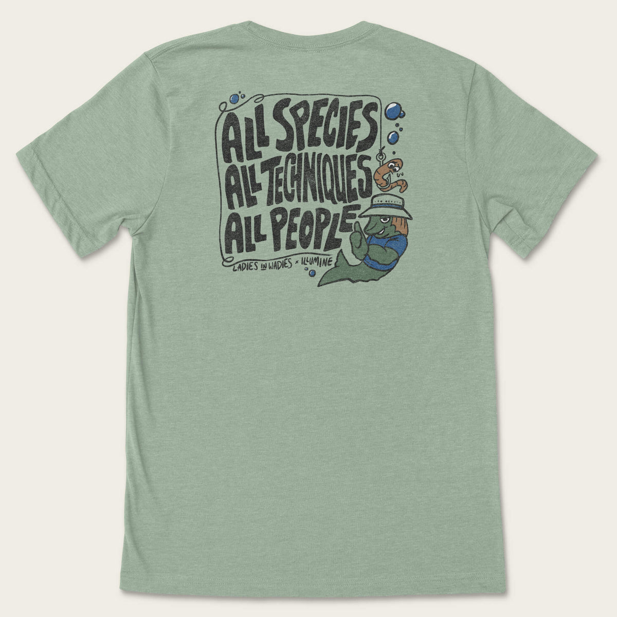 All Species Tee - Heather Sage