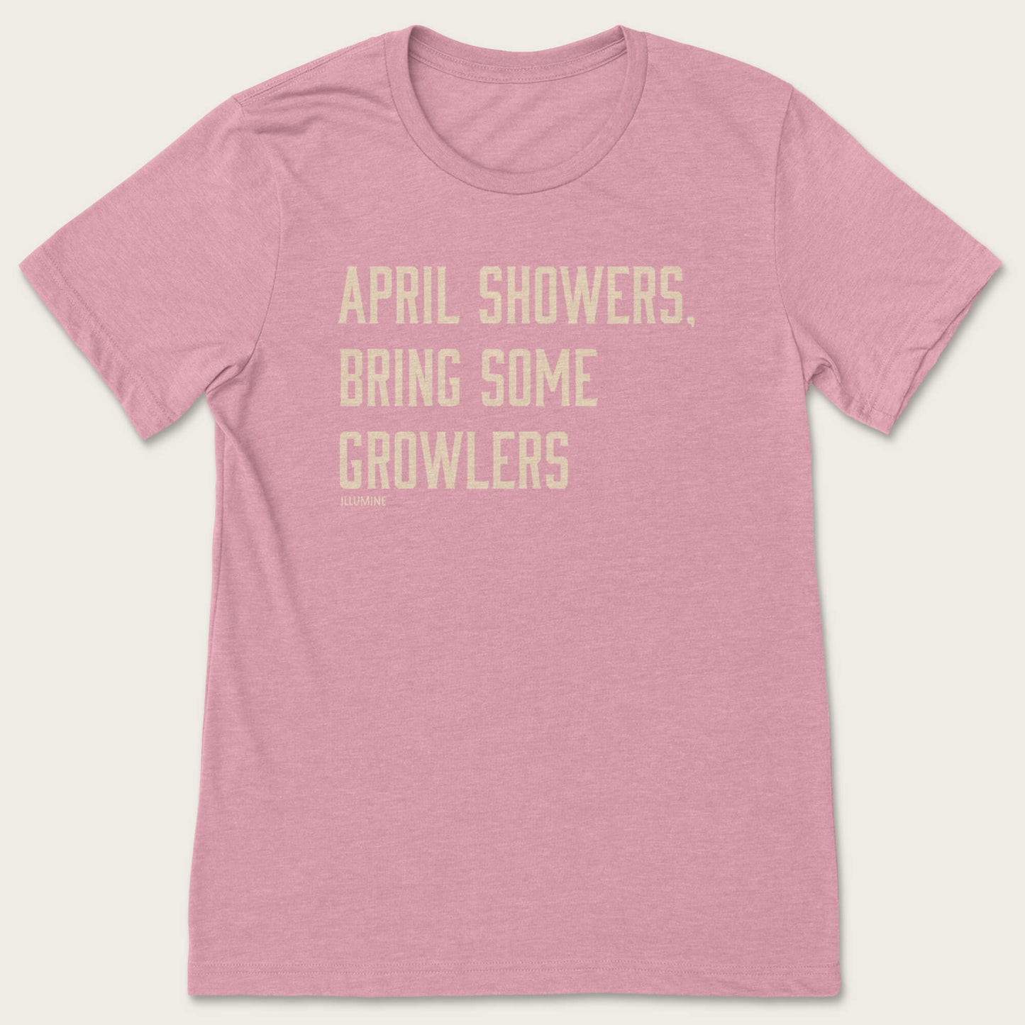 April Showers Tee - Heather Orchid