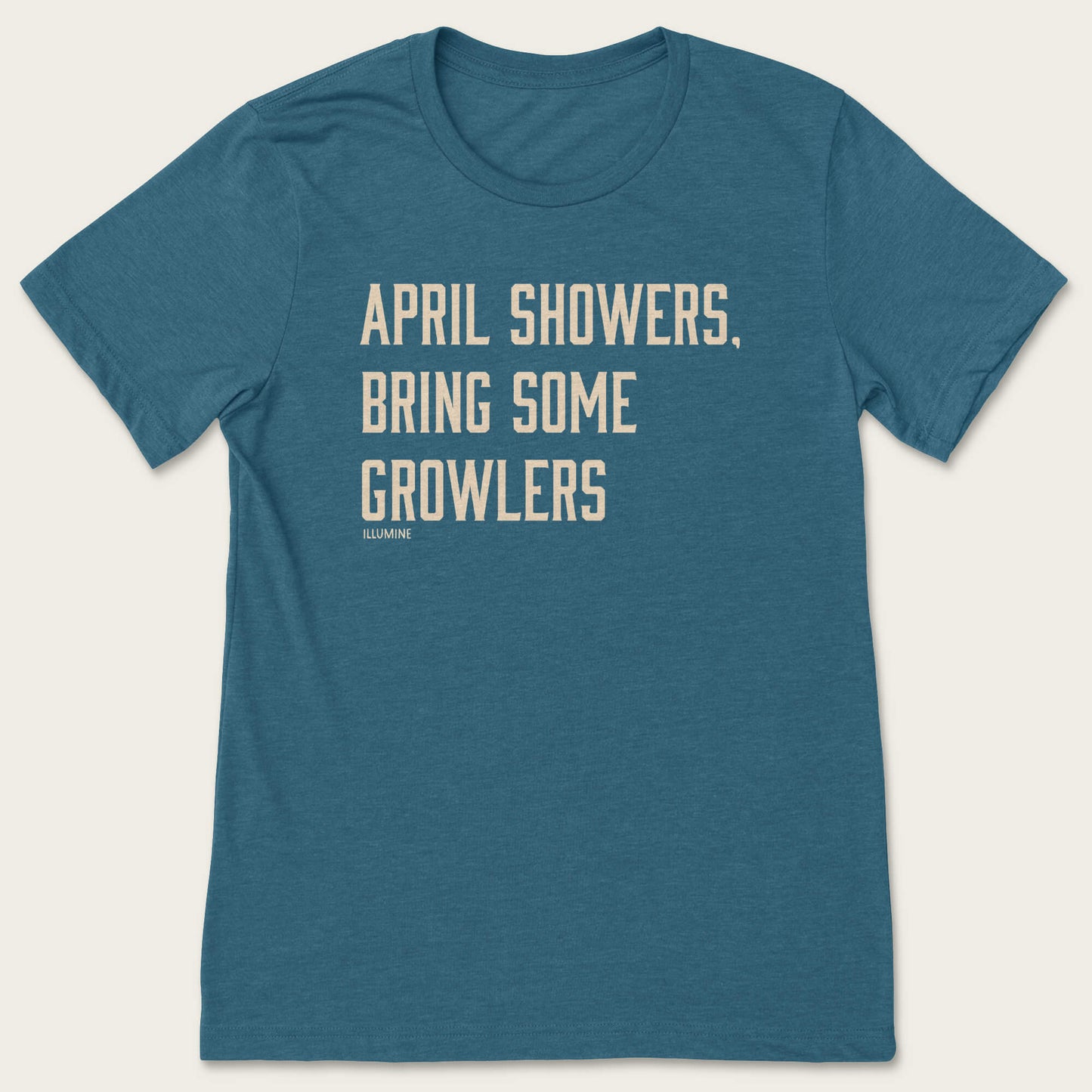April Showers Tee - Deep Teal