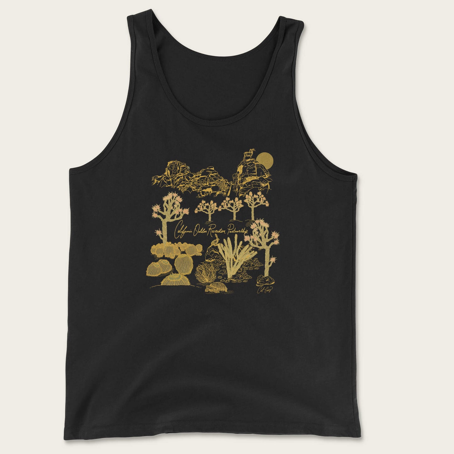 Joshua Tree Unisex Tank - Black