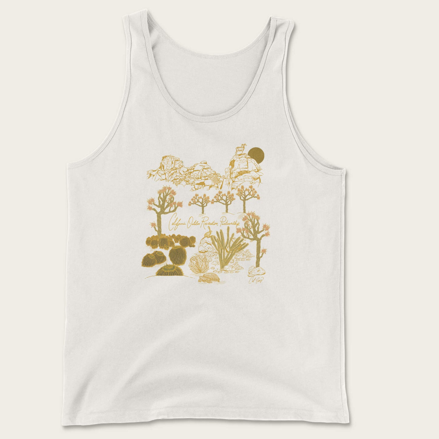 Joshua Tree Unisex Tank - Natural
