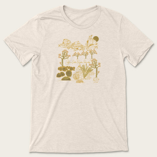 Joshua Tree Tee - Heather Dust