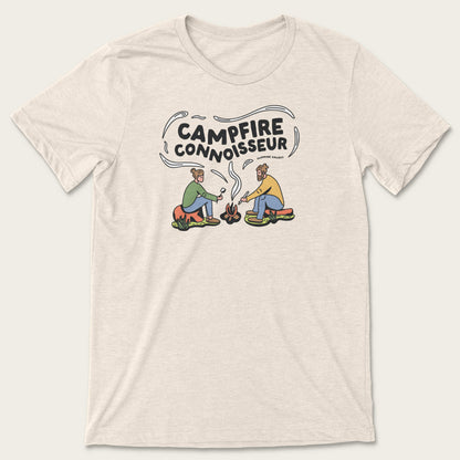 Campfire Connoisseur Tee - Heather Dust