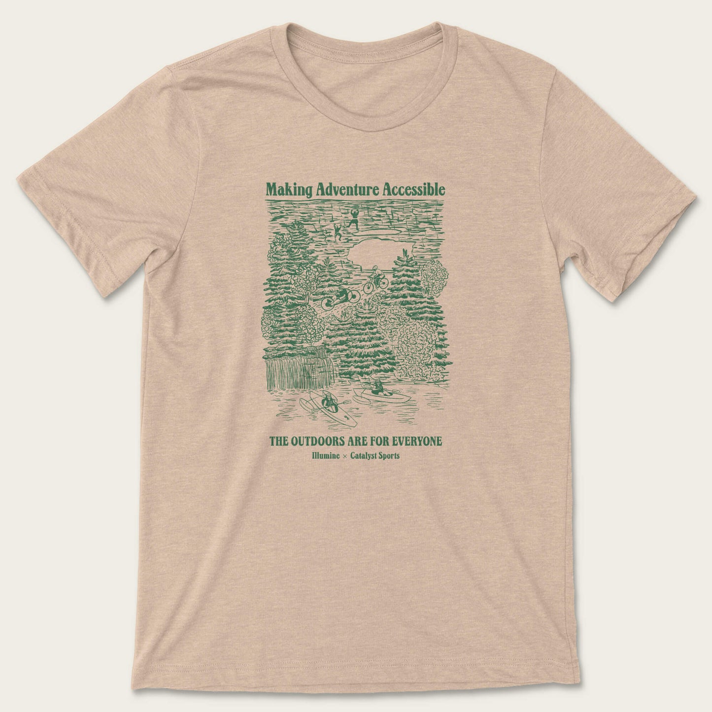 Making Adventure Accessible Tee - Heather Tan