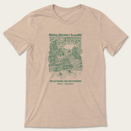 Making Adventure Accessible Tee - Heather Tan