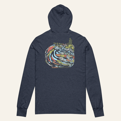 Homeward Bound Sun Hoodie - Heather Navy