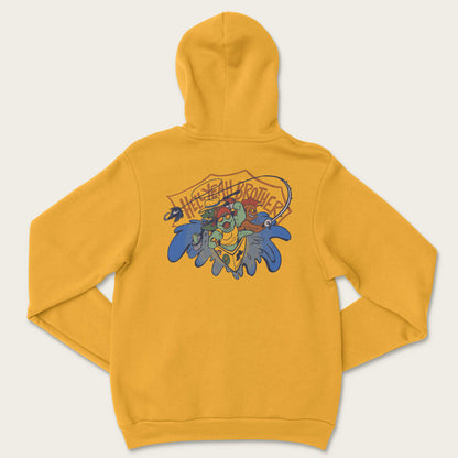 Float Trip Hoodie - Heather Mustard