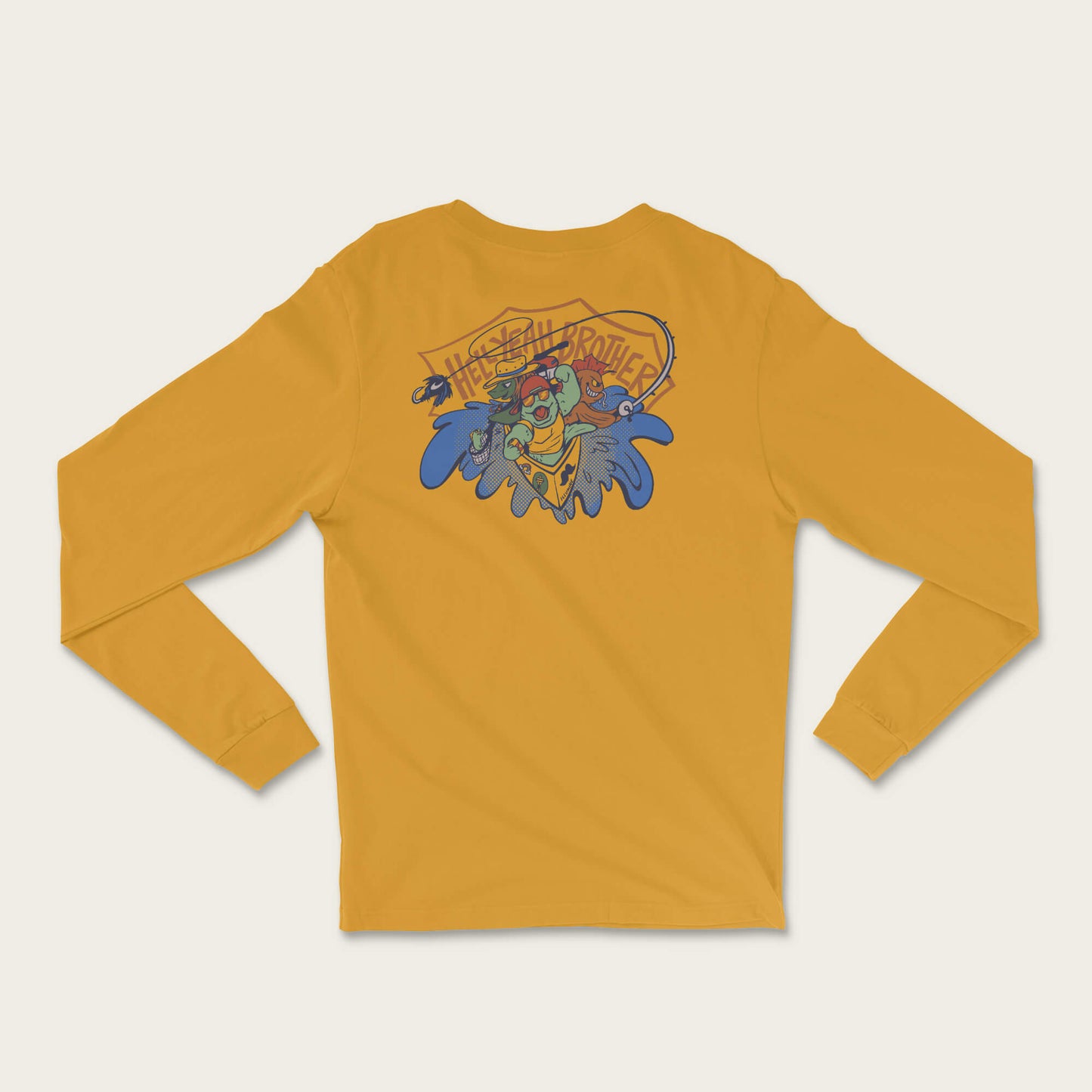Float Trip Long Sleeve - Mustard