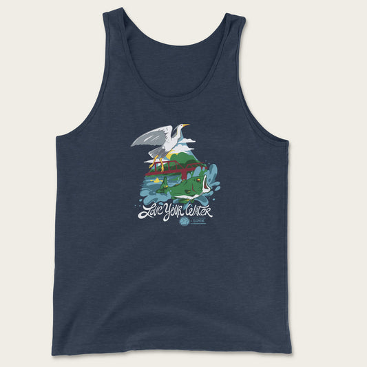 Love Your Water Tank - Heather Navy