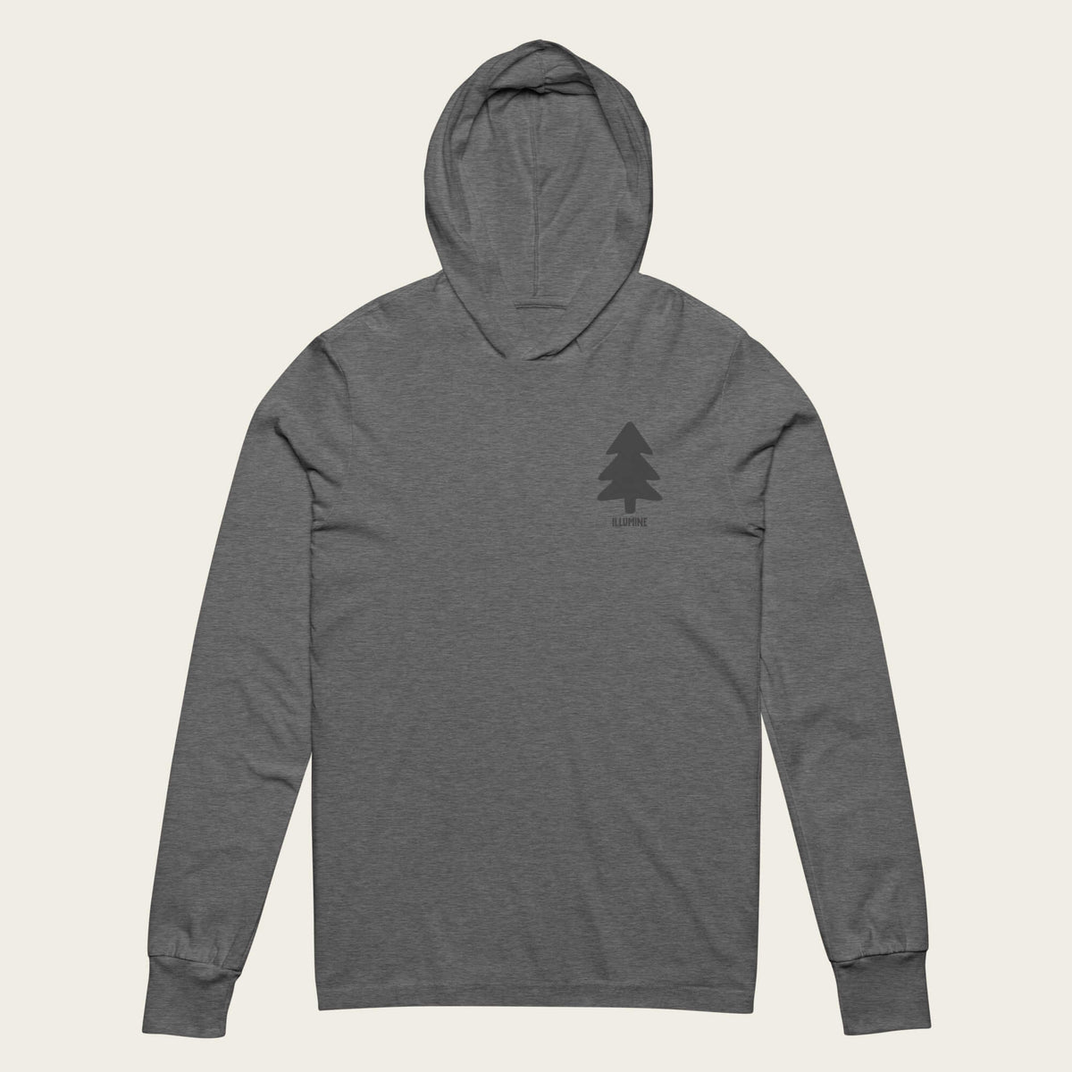 No Map Sun Hoodie - Deep Heather