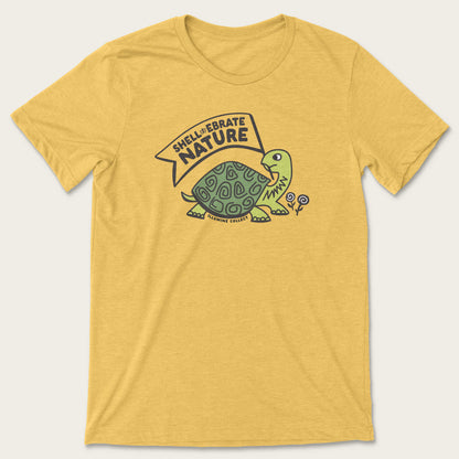 Shellebrate Nature Tee - Heather Yellow Gold