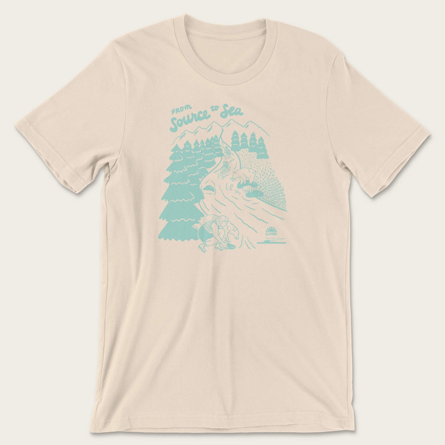 Source to Sea Tee - Cream