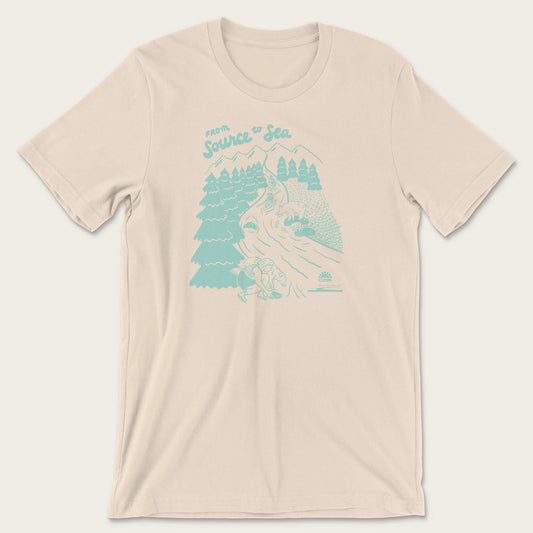 Source to Sea Tee - Cream
