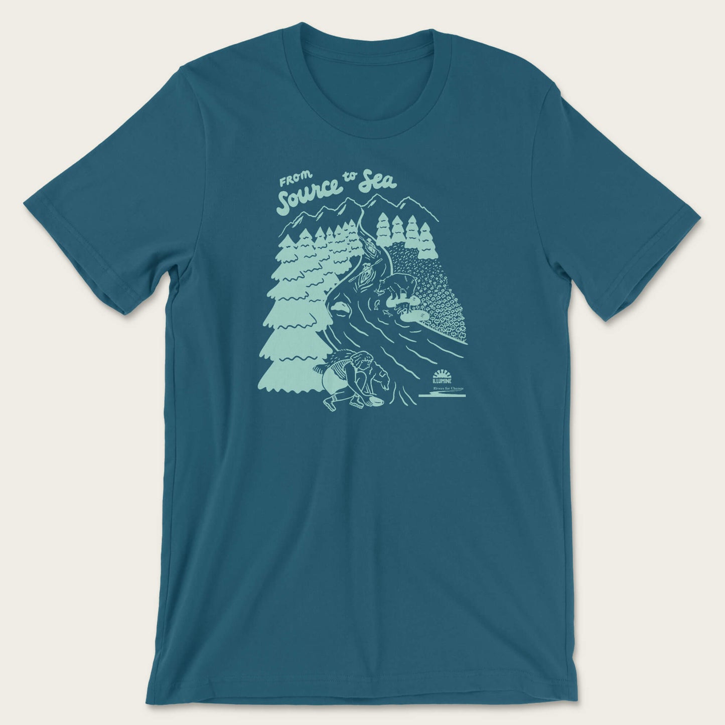 Source to Sea Tee - Teal