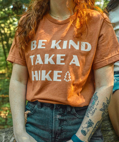 Take A Hike Tee - Heather Autumn