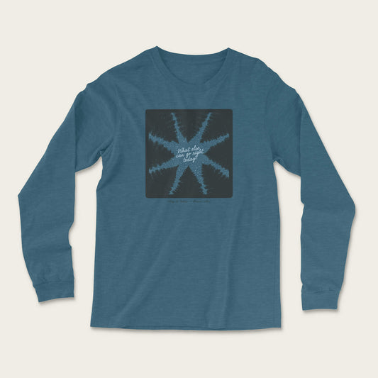 What Else Can Go Right Today Long Sleeve - Heather Deep Teal