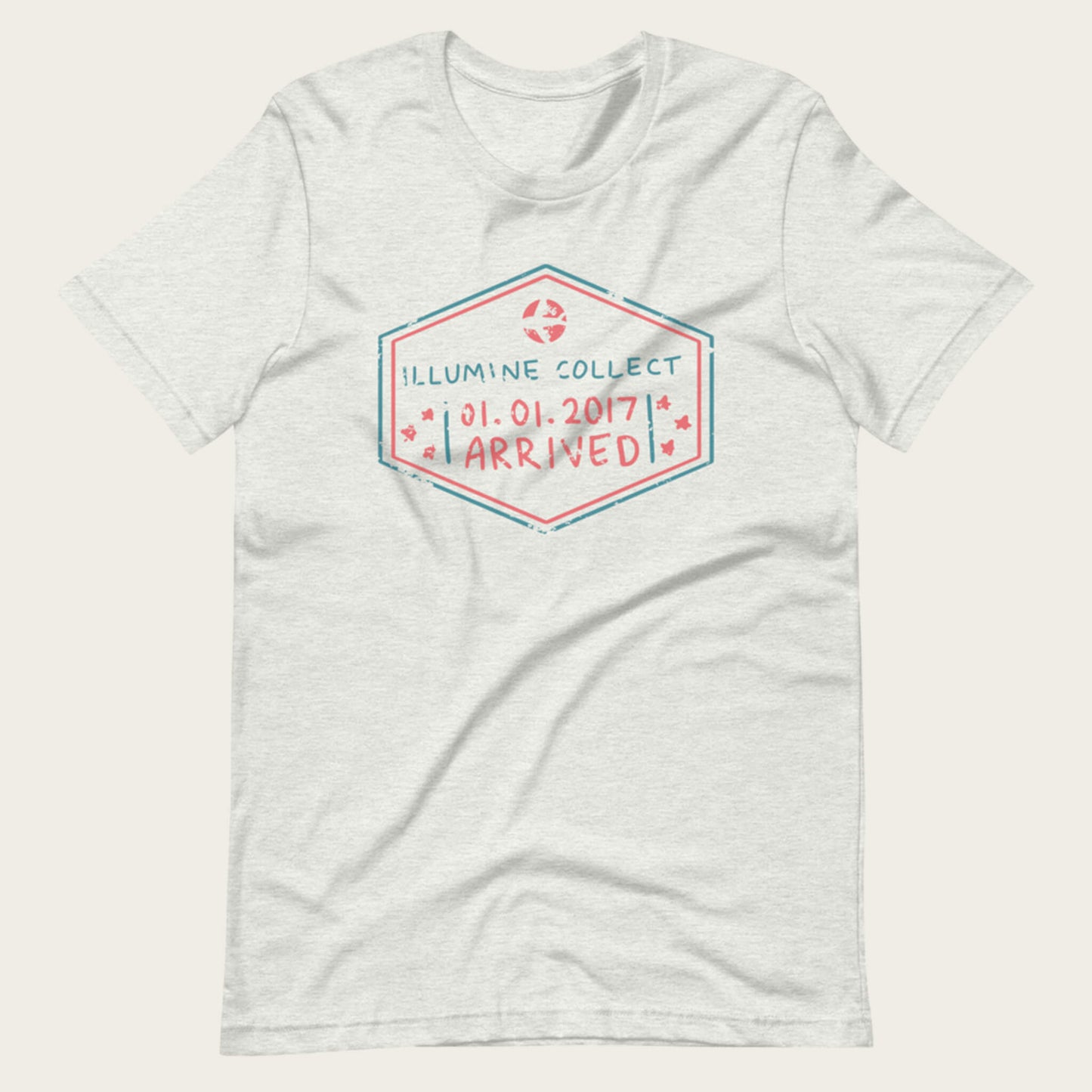 Arrived Stamp Tee - Ash