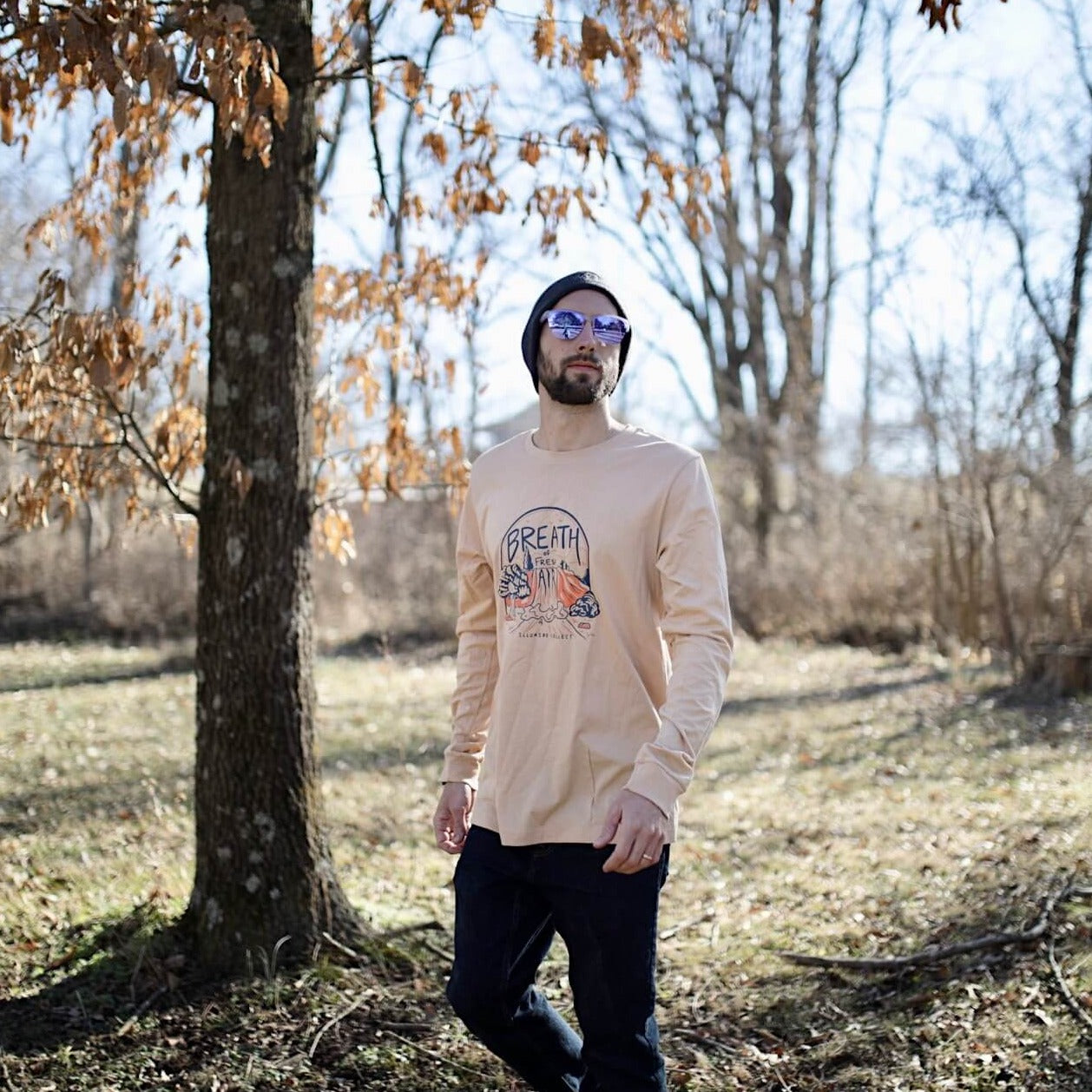 Breath of Fresh Air Long Sleeve - Sand Dune