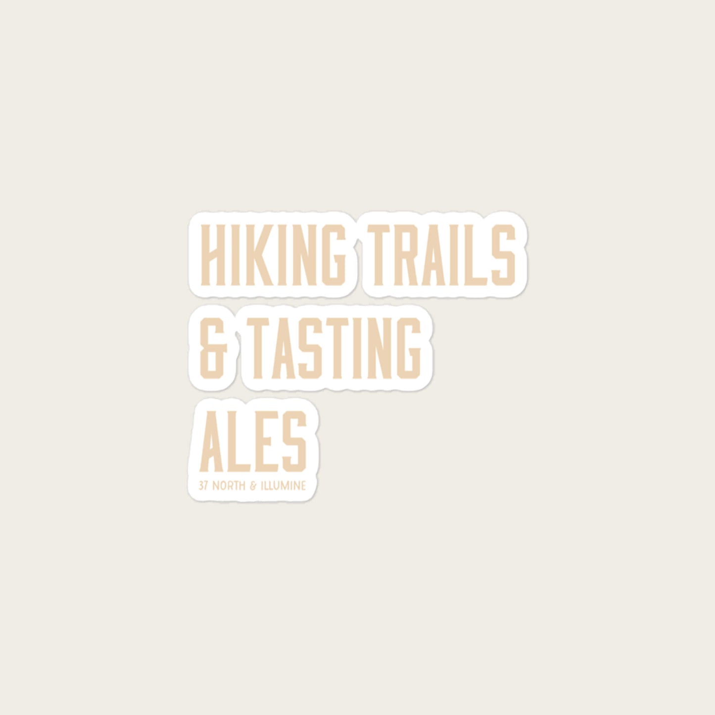 Hiking Trails Sticker
