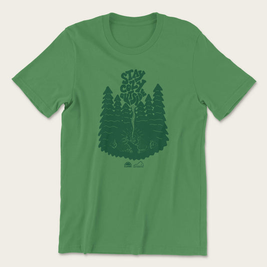 Stay Cozy Outside Tee - Leaf