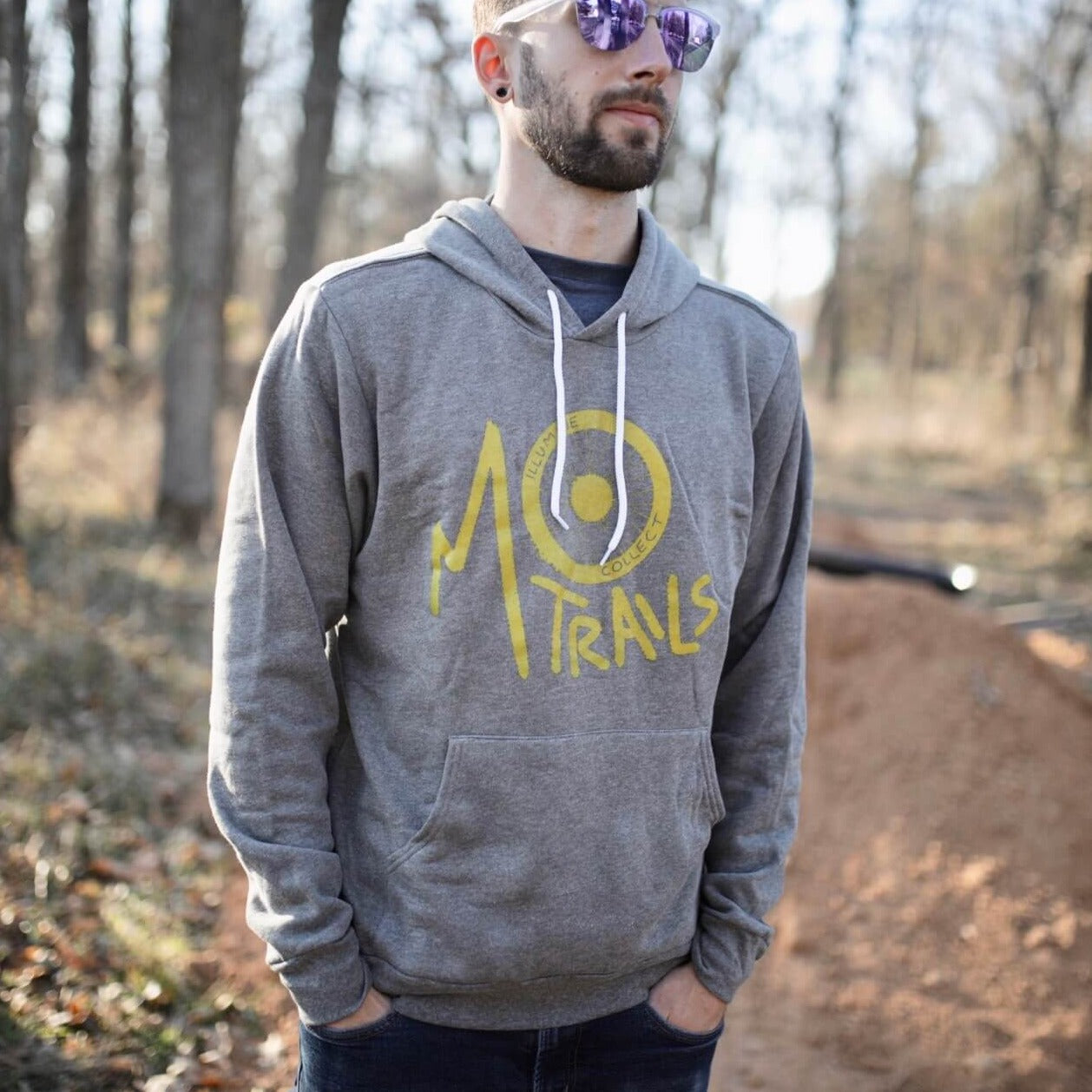 MO TRAILS Hoodie - Deep Heather