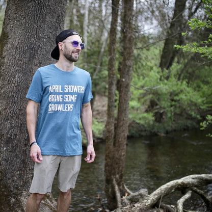 April Showers Tee - Deep Teal