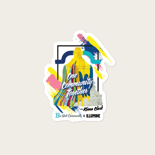 Be Well Bell Sticker Riana Clark