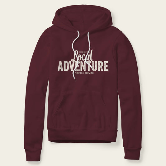 Support Local Adventure Hoodie - Maroon