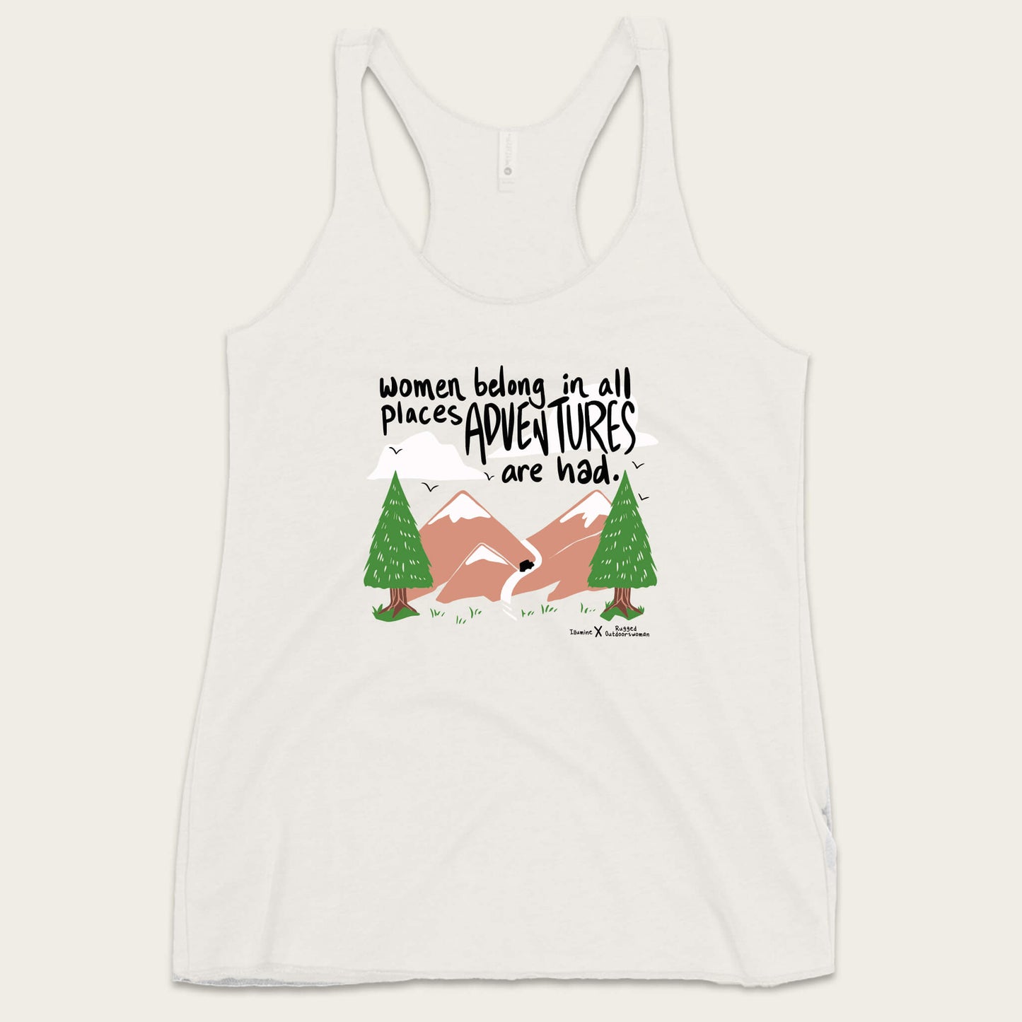 Women Belong - Rugged Outdoorswoman X Illumine Ladies Tank - Natural